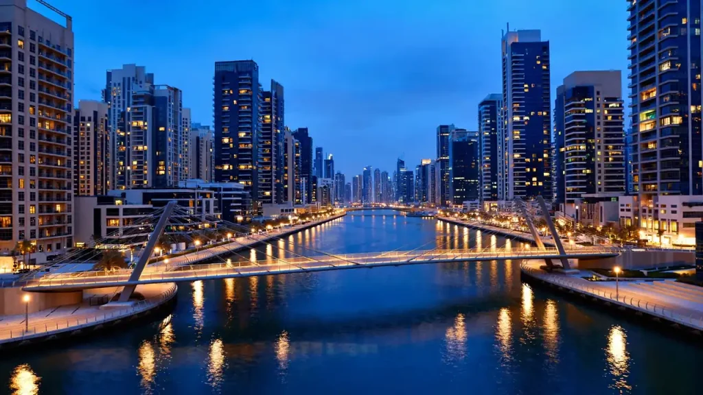 Best Areas to Invest in Airbnb in Dubai: ROI, Yields & Where to Buy Business Bay canal and towers, strong corporate demand area for Dubai short-term rentals