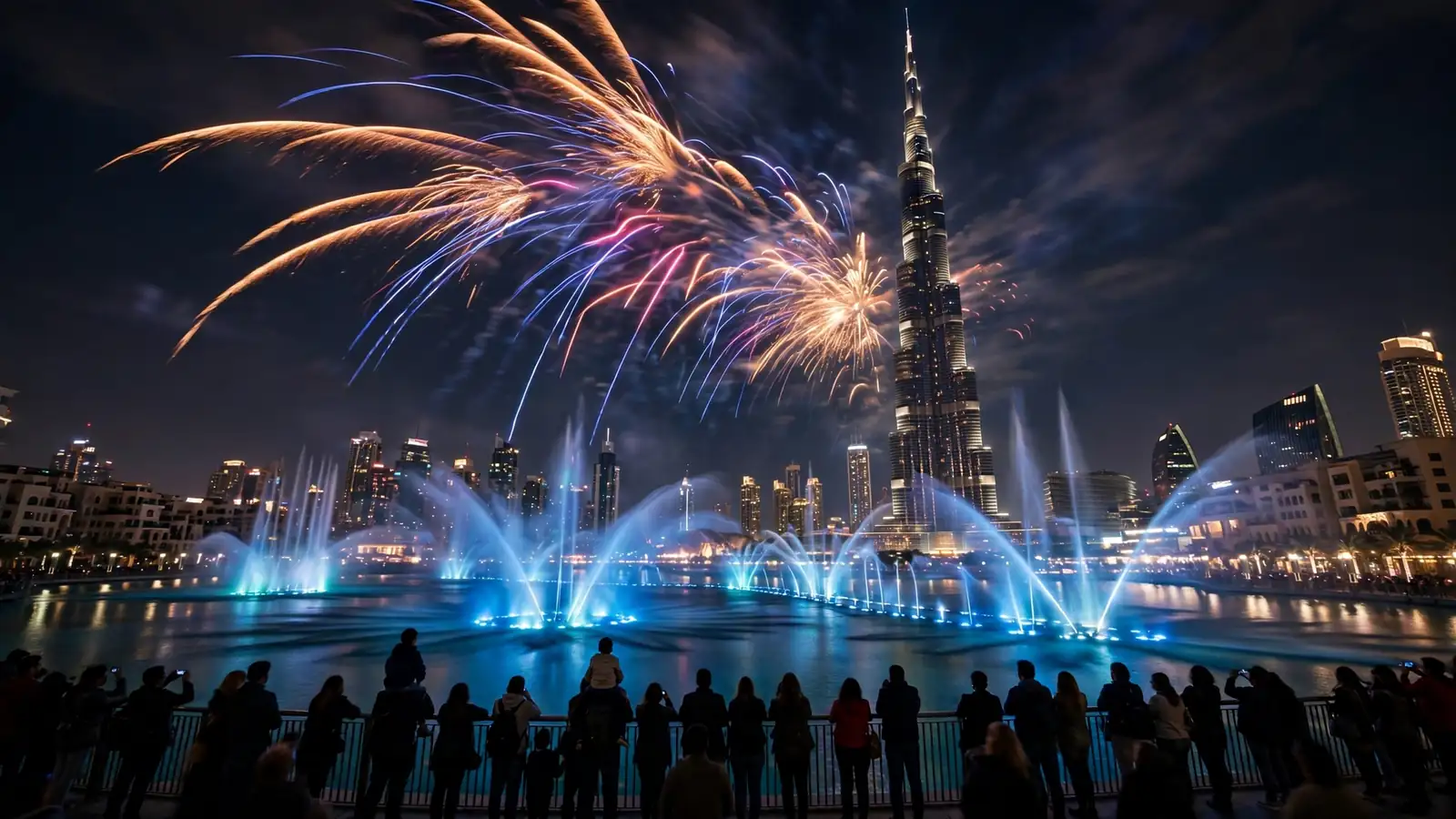 Airbnb Management in Downtown Dubai: The Owner's Hiring Guide Fireworks over Burj Khalifa during New Year celebrations in Downtown Dubai