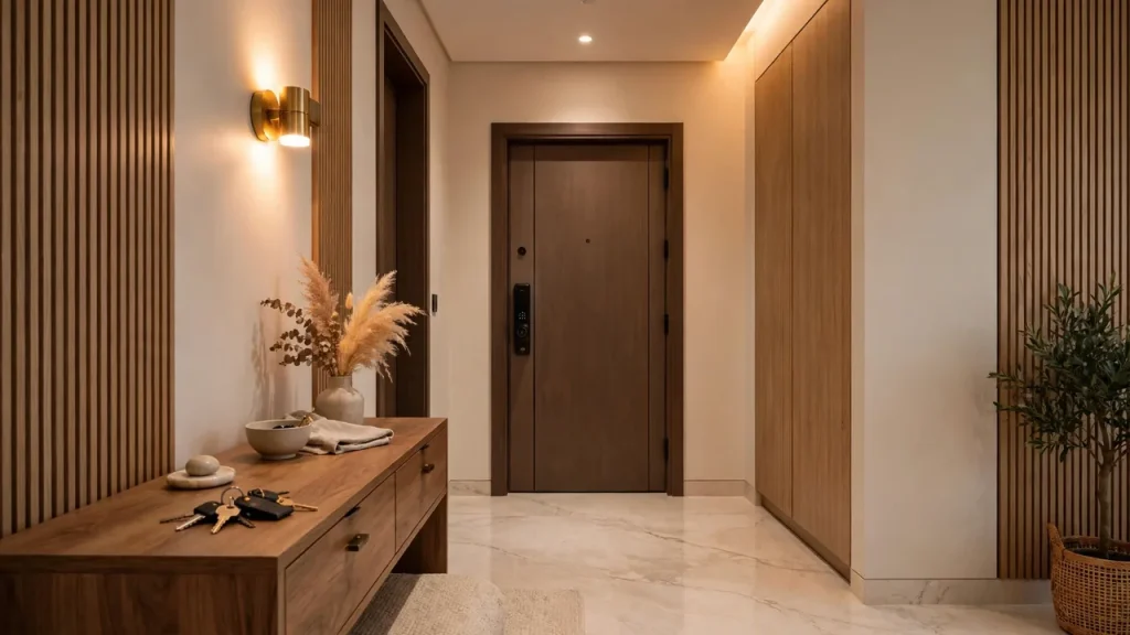 Short Term Rentals in Dubai: The Complete Owner's Guide Smart lock on a Dubai apartment door, part of holiday home licensing compliance for owners