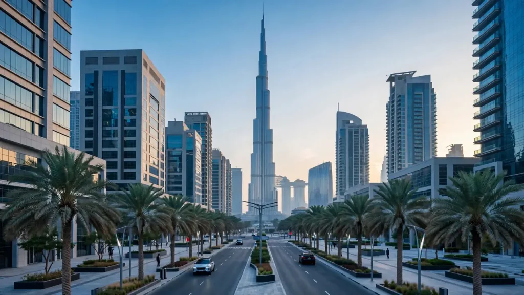 Short-Term vs Long-Term Rental in Dubai: Which Earns Owners More This Winter Downtown Dubai at sunrise, where holiday home permits and licensing rules apply to every short-term rental