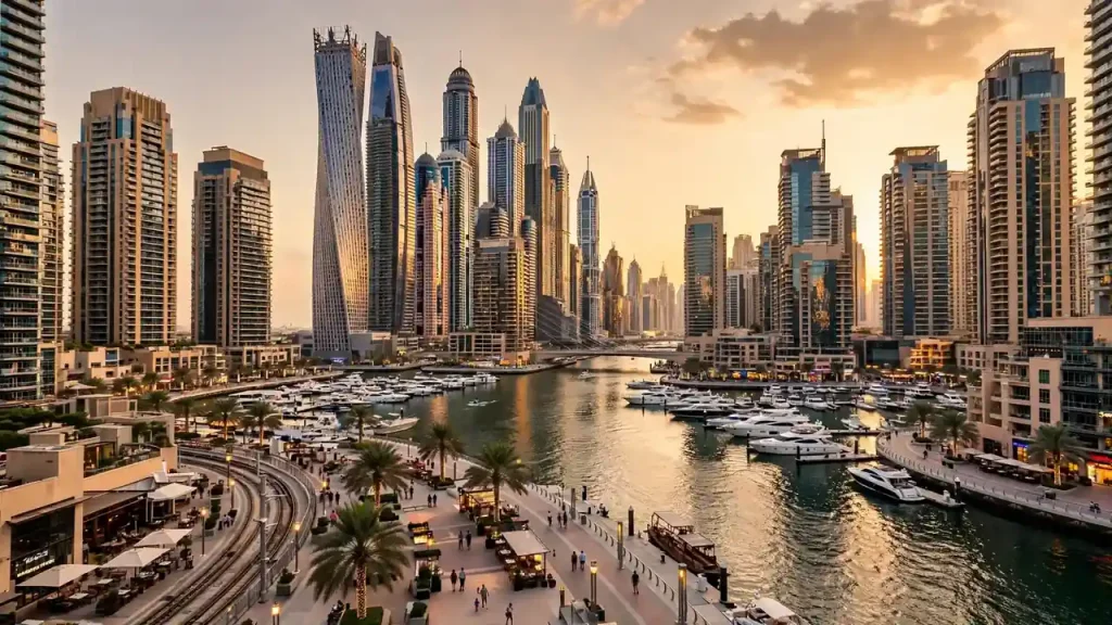 Property for Rent Direct from Owner in Dubai Apartment towers in Dubai Marina, popular for direct-from-owner rentals