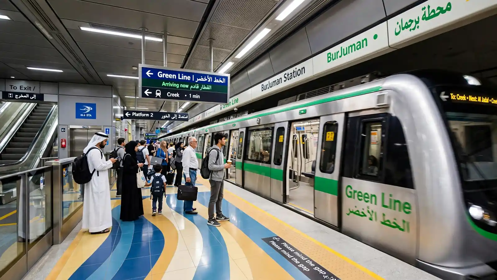 Cheapest Areas to Rent an Apartment in Dubai: The Renter's Price Guide Dubai Metro Green Line station serving affordable rental areas