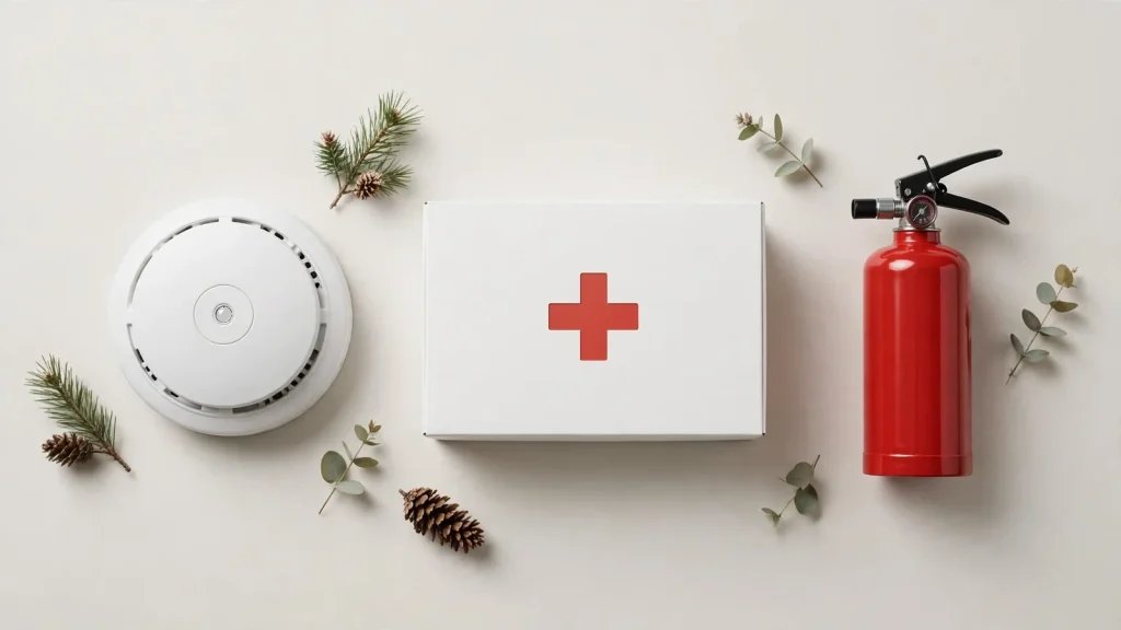 How to Start a Holiday Home Business in Dubai: The Legal Setup Guide Holiday home safety kit with smoke detector, fire extinguisher and first-aid kit in Dubai