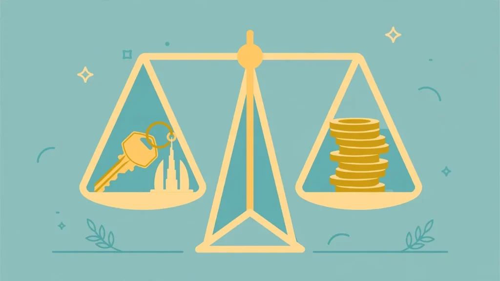 Selling a Holiday Home in Dubai: The Owner's Sell-vs-Hold Playbook Illustration of the sell-vs-hold arithmetic owners use when selling a holiday home in Dubai